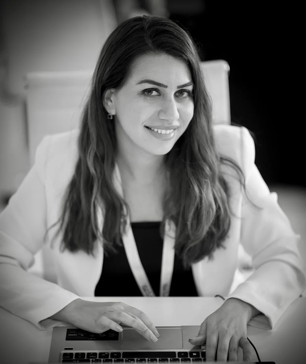Joumana Saad at work in Dubai