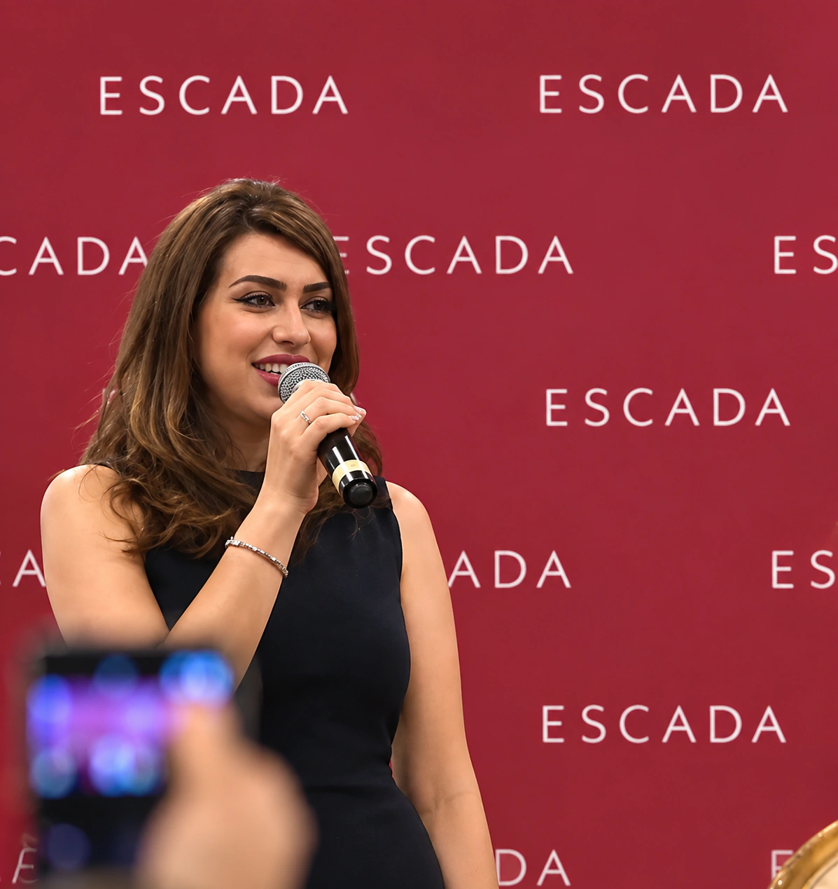 Joumana Saad hosting an ESCADA event in Dubai