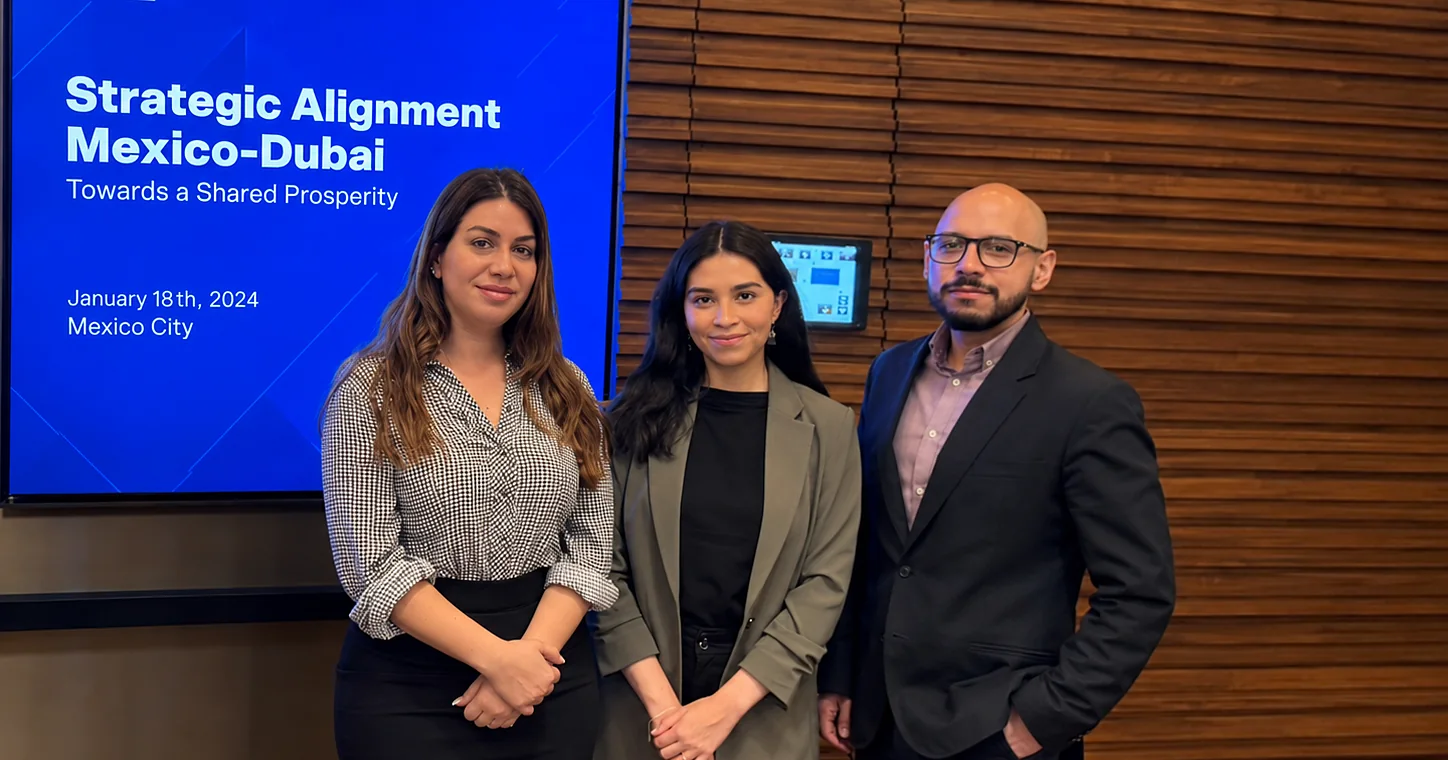 Joumana Saad at the Strategic Alignment Mexico Dubai briefing in Mexico City